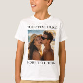 Foto und Text T-Shirt (Vorderseite)