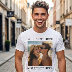 Foto und Text T-Shirt