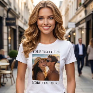 Foto und Text T-Shirt