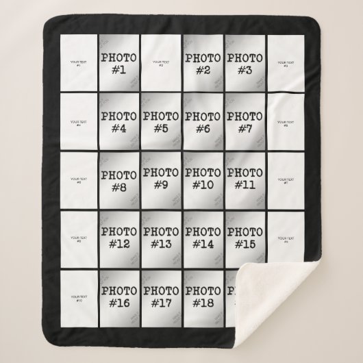 Foto- und Textauflistung neu ordnen Sherpadecke (Vorderseite)