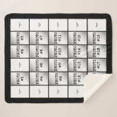 Foto- und Textauflistung neu ordnen Sherpadecke (Vorderseite (Horizontal))