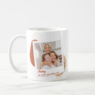 Foto- und Textgeschenk für Mama oder Familie Kaffeetasse