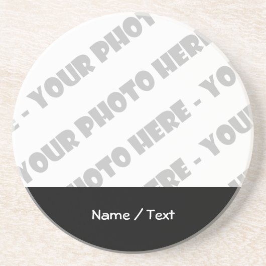 Foto- und Textgetränkekappe - Erstellen Sie Ihre e Untersetzer (Vorne)