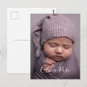 Foto- und Textpersonalisierung Postkarte (Vorne/Hinten)