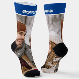Foto und Textvorlage für personalisierte Neuerunge Socken