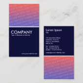 Foto und Tone Visitenkarte (Vorne/Hinten)