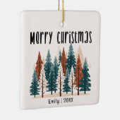 Foto und Winterpferd Keramikornament (Rechts)