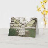 Foto und Zitat der 50er Jahre Karte (Gelbe Blume)