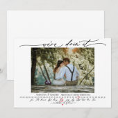 Foto Unendlichkeitskalender Save the Date durchgef (Vorne/Hinten)