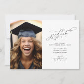 Foto-Uni-Abschluss für individuell anpassbare Kall Ankündigung (Rückseite)