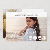 Foto-Uni-Abschluss für individuell anpassbare Kall Ankündigung (Vorne/Hinten)