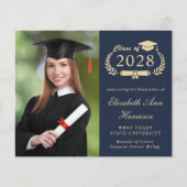 Foto Uni-Abschluss Party Einladung (Vorderseite)