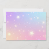 Foto Unicorn Einladung (Rückseite)