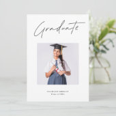 Foto Universität 3 Graduate ABSCHLUSS Ankündigung (Stehend Vorderseite)