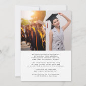 Foto Universität 3 Graduate ABSCHLUSS Ankündigung (Rückseite)