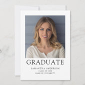 Foto University Abschluss Ankündigung (Vorderseite)