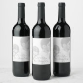 Foto Unser Hochzeitstag Wein Geschenk Weinetikett (Flaschen)