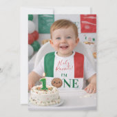 Foto Unser kleiner Fleischkügelchen wird heute ein Dankeskarte (Rückseite)