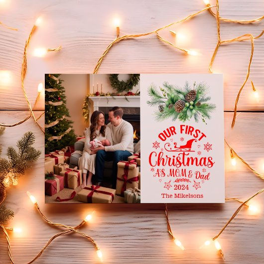 Foto Unsere ersten Weihnachten als Mama und Vater