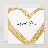 Foto Unsere First Date Couple Wedelfreunde Card Dankeskarte (Rückseite)