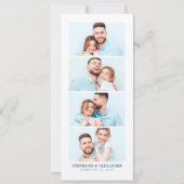 Foto "Untermeer-Save the Date Lesezeichen" Einladung (Rückseite)