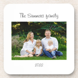 Foto-Untersetzer aus hartem Kunststoff Getränkeuntersetzer