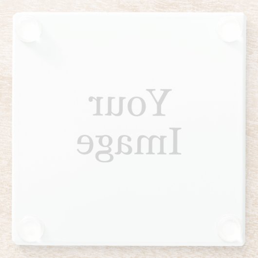 Foto-Untersetzer Glasuntersetzer (Rückseite)