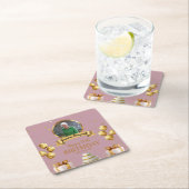 Foto-Untersetzer zum 70. Geburtstag Rechteckiger Pappuntersetzer (Vor Ort)