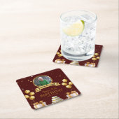 Foto-Untersetzer zum 70. Geburtstag Rechteckiger Pappuntersetzer (Vor Ort)