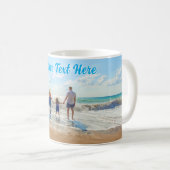 Foto-Upload-Kaffeetasse mit personalisiertem Text Kaffeetasse (VorderseiteRechts)