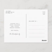 Foto-Urlaub mit einfachen Skripten Postkarte (Rückseite)