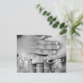 Foto-Urlaub mit niedlichen Skripten Postkarte (Stehend Vorderseite)