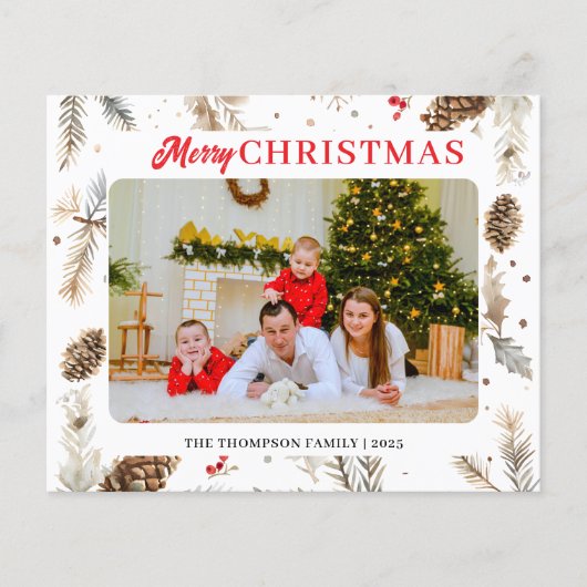 Foto-Urlaubskarte "Aquarellente" (Vorderseite)