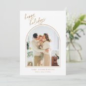 Foto-Urlaubskarte für alle Sinne Feiertagskarte (Stehend Vorderseite)