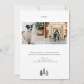 Foto-Urlaubskarte für Bohemische Menschen Einladung (Rückseite)