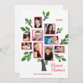 Foto-Urlaubskarte für Familien Feiertagskarte (Vorne/Hinten)