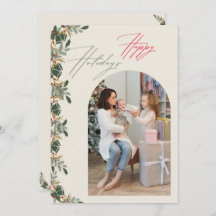 Foto-Urlaubskarte für Minimalistische Arche