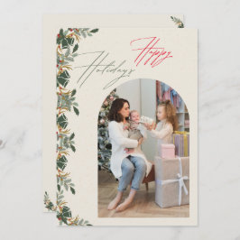 Foto-Urlaubskarte für Minimalistische Arche Einladung