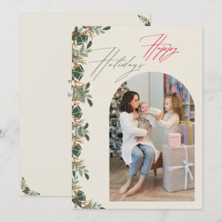 Foto-Urlaubskarte für Minimalistische Arche Einladung