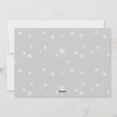 Foto-Urlaubskarte glauben Feiertagskarte (Rückseite)