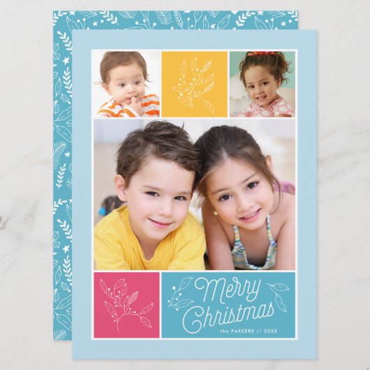 Foto-Urlaubskarte Natureblocks Feiertagskarte (Vorne/Hinten)