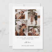 Foto-Urlaubskarte verheiratet und hell Einladung (Rückseite)