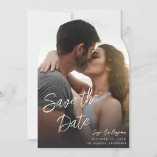 Foto V MOD Chic 4 LG Save the Date Arc Einladung