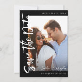 Foto V MOD Chic 5 Save the Date Einladung (Vorderseite)