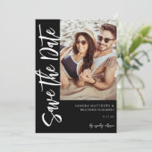 Foto V MOD Chic 6 Save the Date Einladung (Stehend Vorderseite)