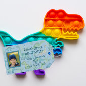 Foto Valentine Dinosaurier "Dino-Mite" Leckerei Geschenkanhänger