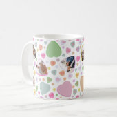 Foto Valentine's Day Candy Heart Tasse (Vorderseite Links)