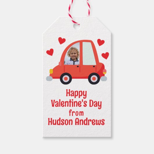 Foto Valentine's Day Gift Tags Geschenkanhänger (Vorderseite)