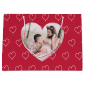 Foto Valentinstag Große Geschenktüte (Vorderseite)