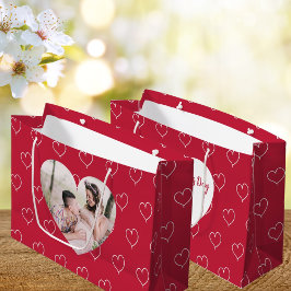 Foto Valentinstag Große Geschenktüte
